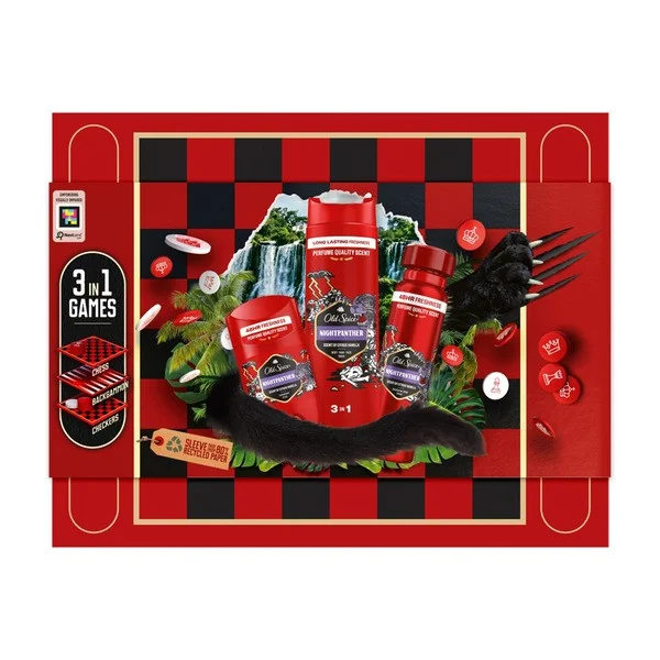 Old Spice Nightpanther Gamebox Zestaw upominkowy z żelem pod prysznic - Old Spice