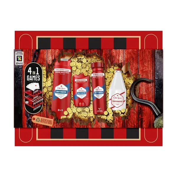 Old Spice Whitewater Gamebox Zestaw upominkowy z żelem pod prysznic - Old Spice