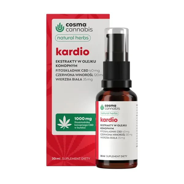 Olej konopny z CBD i ekstraktami roślinnymi 30 ml [Cosma Cannabis] - Cosma Cannabis