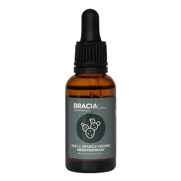 Olej z opuncji figowej nierafinowany 30ml [Bracia Mydlarze] - Bracia Mydlarze