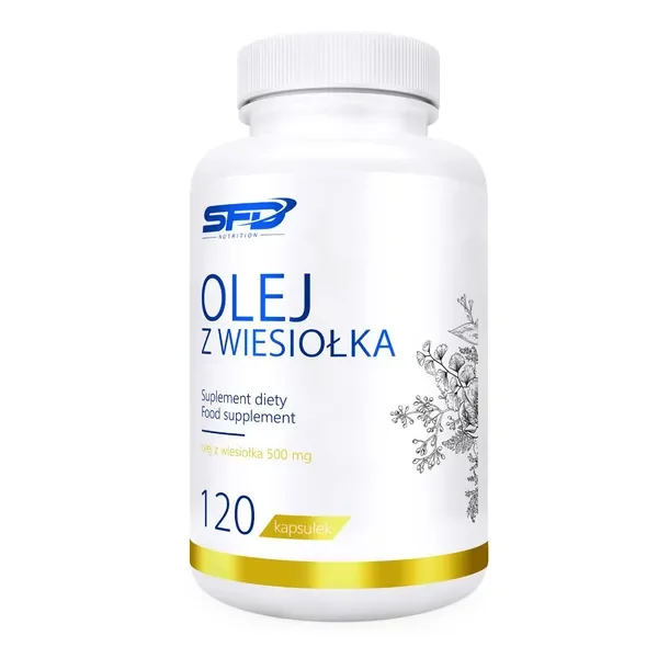 Olej z wiesiołka 500 mg 120 kapsułek [SFD] - SFD nutrition