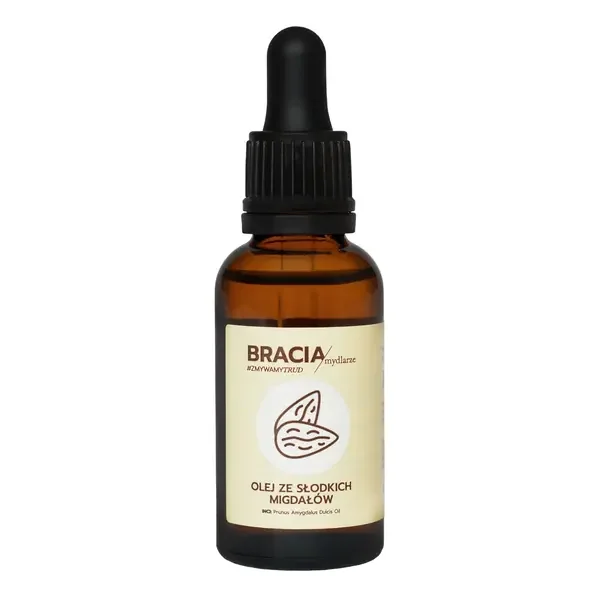 Olej ze słodkich migdałów 30 ml [Bracia Mydlarze] - Bracia Mydlarze