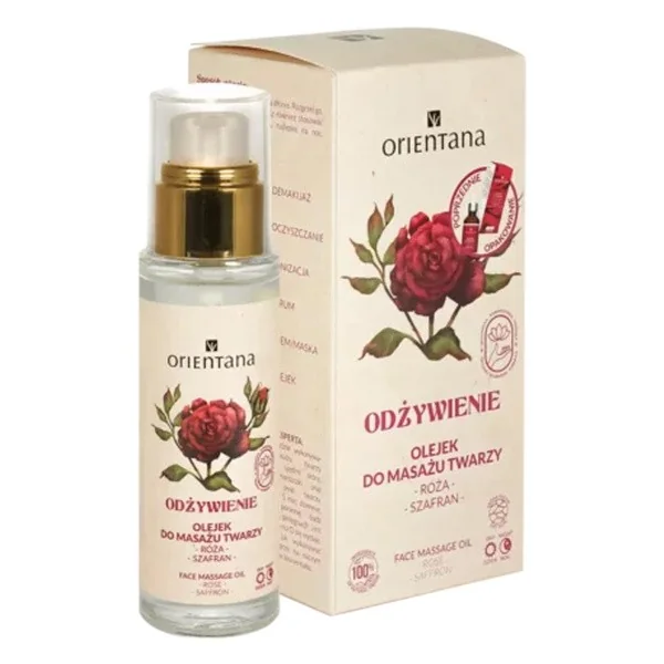 Olejek do masażu twarzy Odżywienie 30ml [Orientana] - Orientana