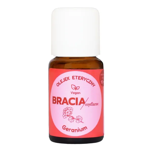 Olejek eteryczny geraniowy 10 ml [Bracia Mydlarze] - Bracia Mydlarze
