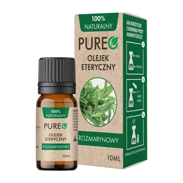 Olejek eteryczny rozmarynowy 10 ml [Pureo] - Pureo