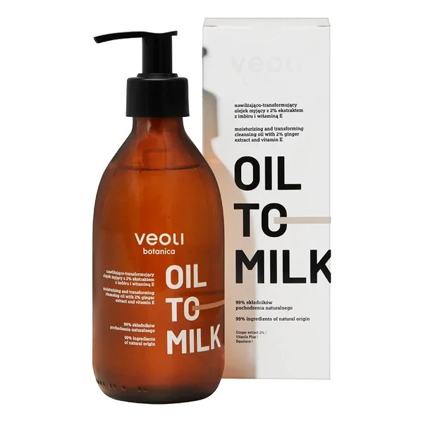 Olejek myjący z ekstraktem z imbiru i witaminą E 290ml [Veoli Botanica] - Veoli Botanica