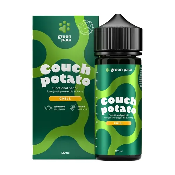 Olejek relaksujący z CBD i olejem z kryla 120ml [Green Paw] - Green Paw