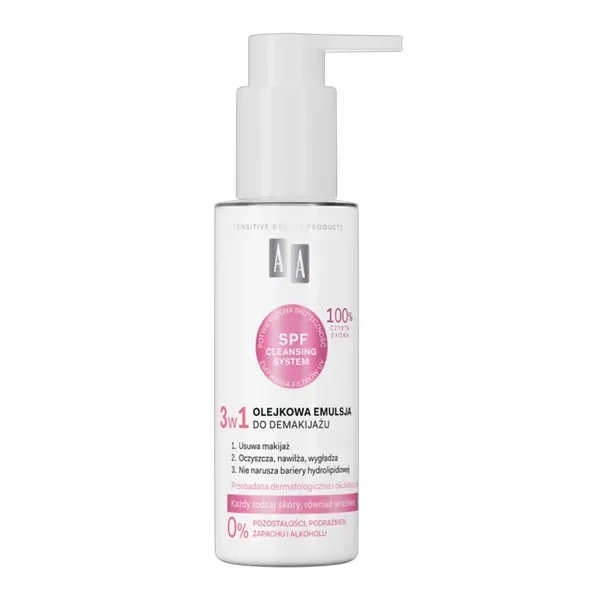 Olejkowa emulsja do demakijażu 3w1 150ml [AA Pure Derma] - AA