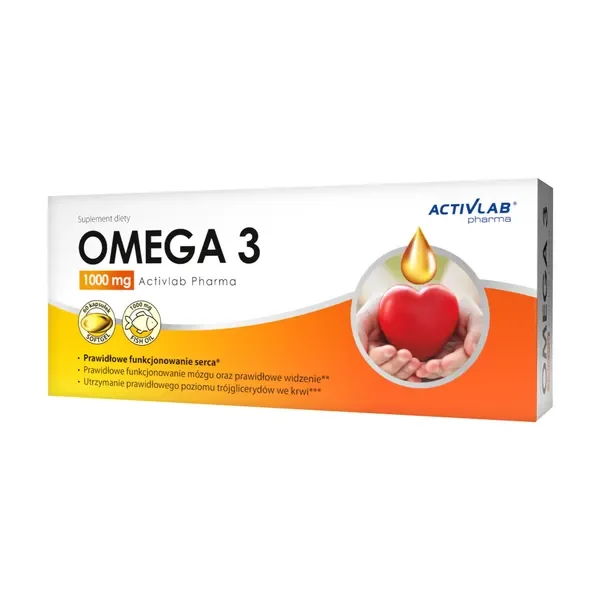 Omega 3 1000 mg 60 kapsułek [ActivLab Pharma] - ActivLab Pharma
