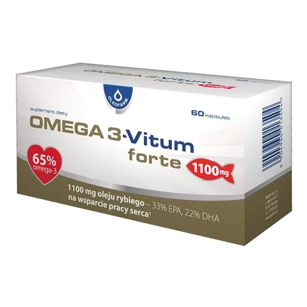 Omega 3 1100 mg 60 kapsułek [Oleofarm] - Oleofarm