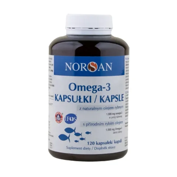 Omega-3 1500mg 120 kapsułek [Norsan] - Norsan
