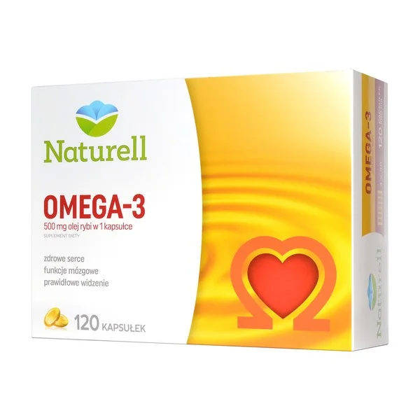 Omega-3 500mg 120 kapsułek [Naturell] - Naturell