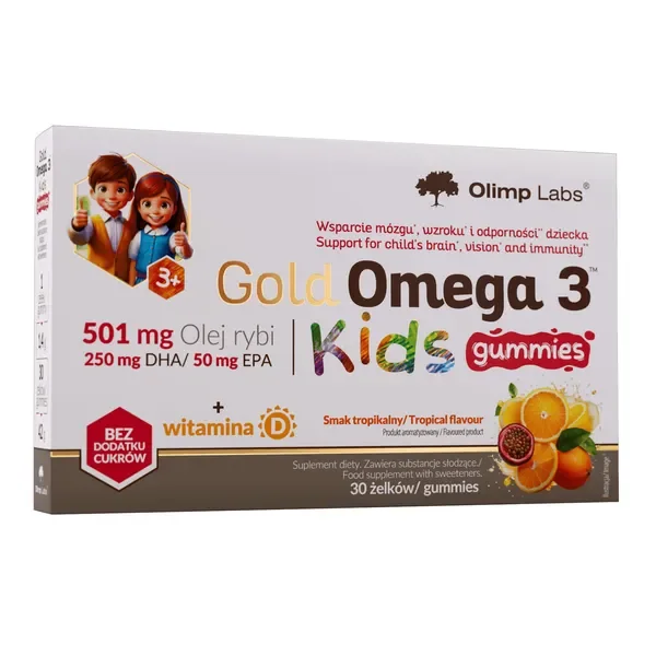 Omega-3 DHA 250mg EPA 50mg 30 żelków [Olimp Labs] - Olimp Labs