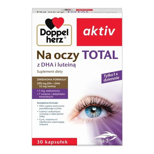 Omega-3 DHA + Luteina 30 kapsułek [Doppelherz] - Doppelherz