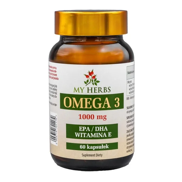 Omega-3 EPA 360mg DHA 240mg 60 kapsułek [My Herbs] - My Herbs