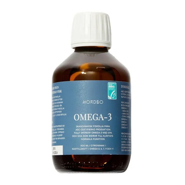 Omega-3 olej 200ml [Nordbo] - Nordbo