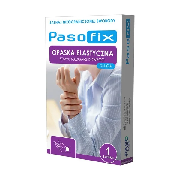 Opaska elastyczna stawu nadgarstkowego długa rozmiar M [Paso-fix] - Paso-fix