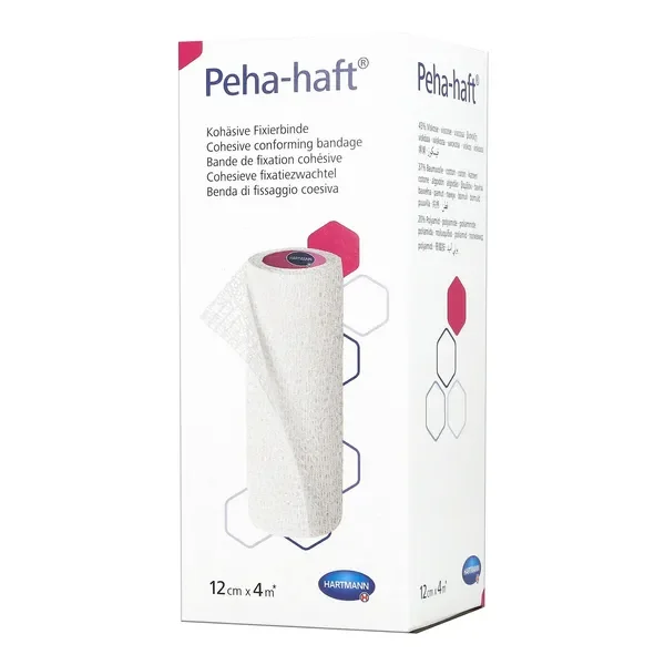 Opaska podtrzymująca kohezyjna 12 cm x 4 m [Peha-haft] - Peha-haft