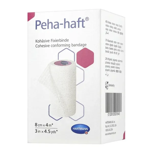 Opaska podtrzymująca kohezyjna 8 cm x 4 m [Peha-haft] - Peha-haft