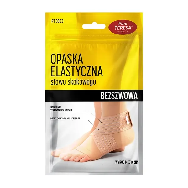 Opaska stawu skokowego dziana rozmiar L [Pani Teresa] - Pani Teresa