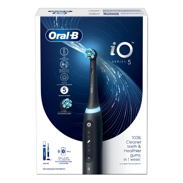 Oral-B Seria iO 5 black szczoteczka elektryczna - Oral-B