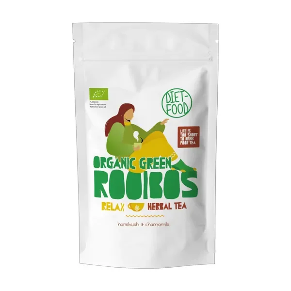 Organic Green Rooibos Relax herbata rooibos 100g [Diet-Food] - Diet-Food