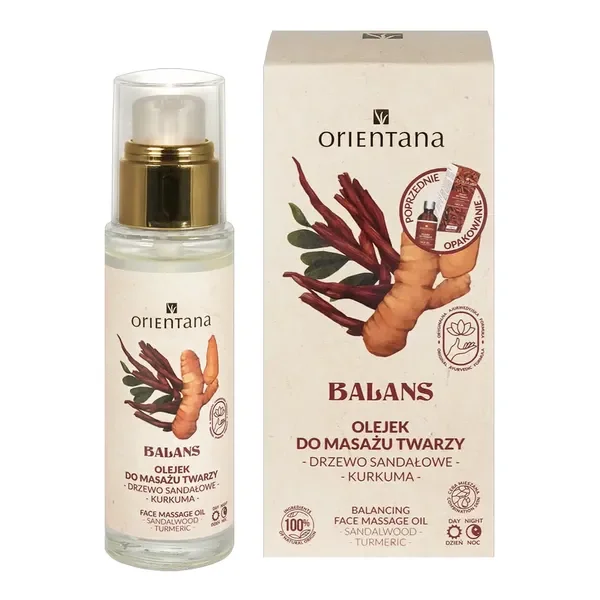 Orientana Balans olejek do masażu twarzy 30ml - Orientana