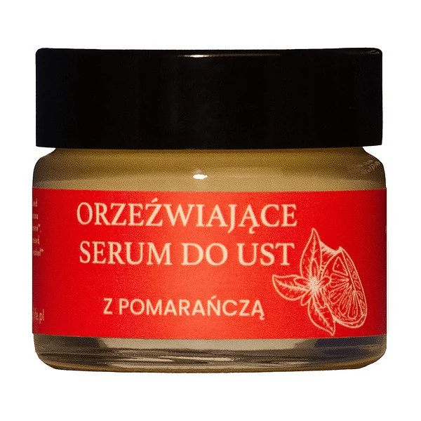Orzeźwiające serum do ust z pomarańczą 15ml [Mglife] - Mglife