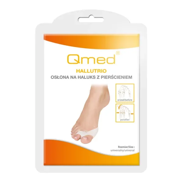 Osłona na haluks z pierścieniem 2 szt. [Qmed] - Qmed