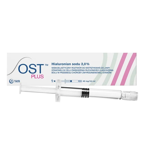 OST Plus kwas hialuronowy 40 mg/2ml roztwór do wstrzyknięć 1 ampułko-strzykawka [OST] - OST