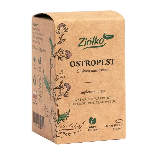 Ostropest 940 mg 60 kapsułek [Ziółko] - Ziółko