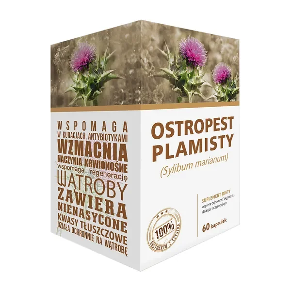 Ostropest plamisty 250 mg 60 kapsułek [Es Medical] - Es Medical