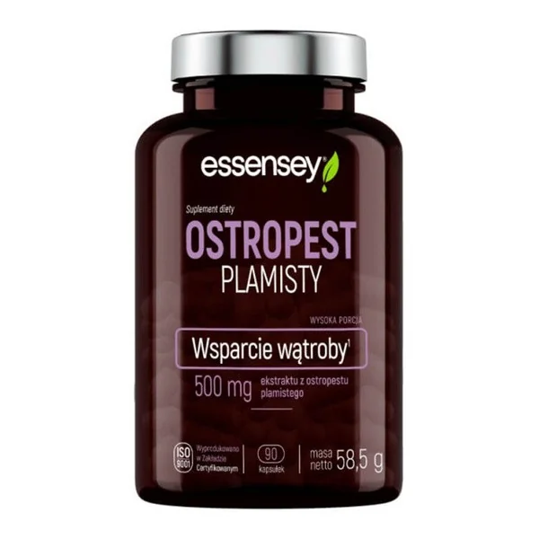 Ostropest plamisty 500 mg 90 kapsułek [Essensey] - Essensey