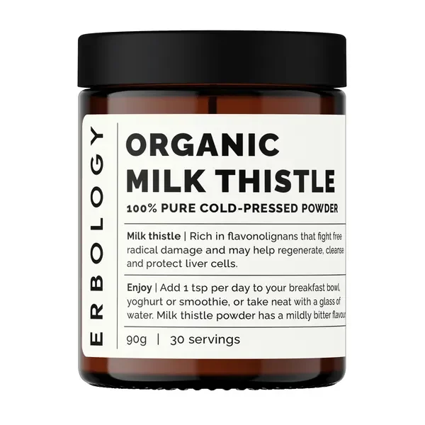 Ostropest plamisty organiczny proszek 120g [Erbology] - Erbology