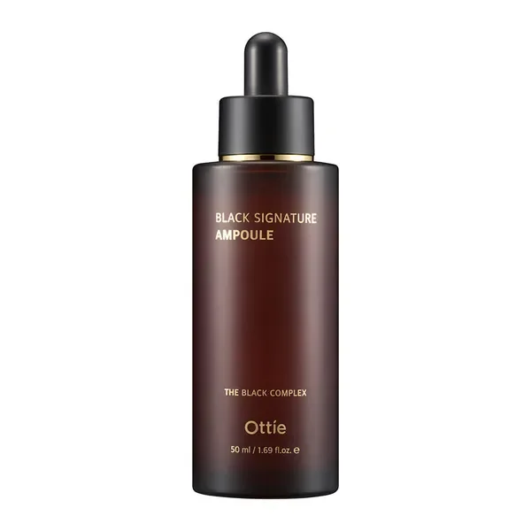 Ottie Black Signature ampułka do twarzy ze śluzem ślimaka 50ml [OTTIE] - OTTIE