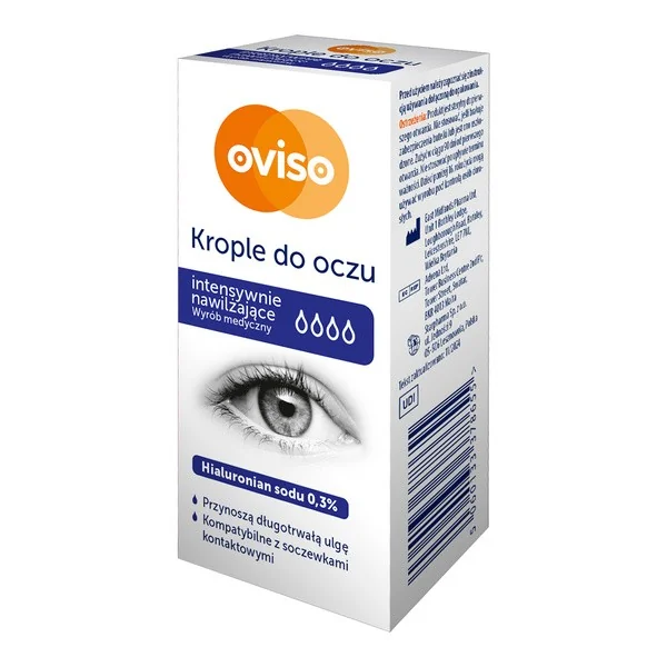 Oviso krople do oczu intensywnie nawilżające 10 ml [DOZ PRODUCT] - DOZ PRODUCT