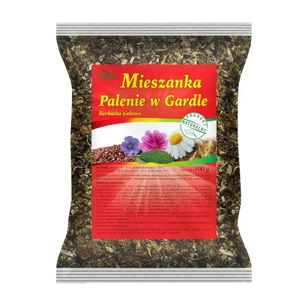 Palenie w Gardle herbatka ziołowa 100g [Flos] - Flos