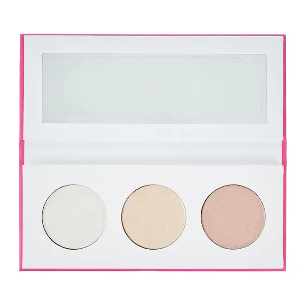 Paleta rozświetlaczy Glow Trio 1 szt. [Ibra] - Ibra