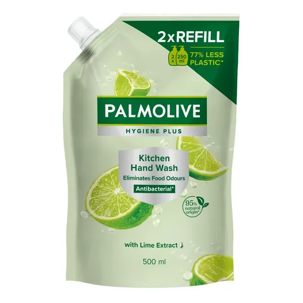 Palmolive Hygiene Plus Kitchen mydło w płynie do rąk uzupełnienie 500ml - Palmolive