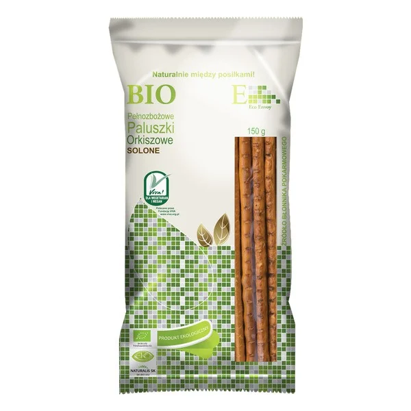 Paluszki orkiszowe ekologiczne solone BIO 150g [Eco Envoy] - Eco Envoy