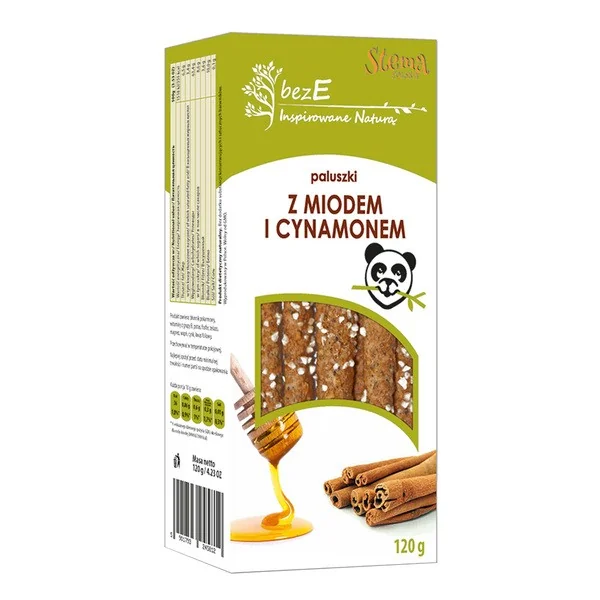 Paluszki z miodem i cynamonem 120g [Stema&Manless] - Stema&Manless