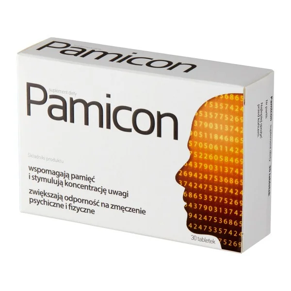 Pamicon kompleks na pamięć i koncentrację 30 tabletek [Pamicon] - Pamicon