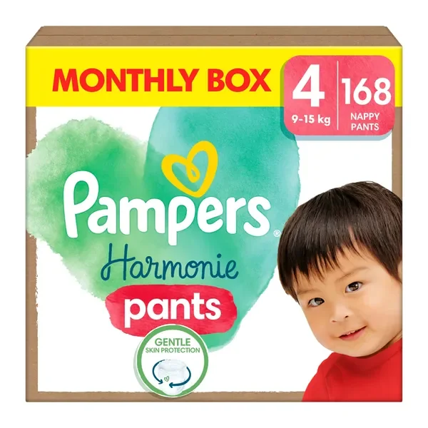Pampers Harmonie Pants 4 (9-15 kg) 168 szt. - Pampers