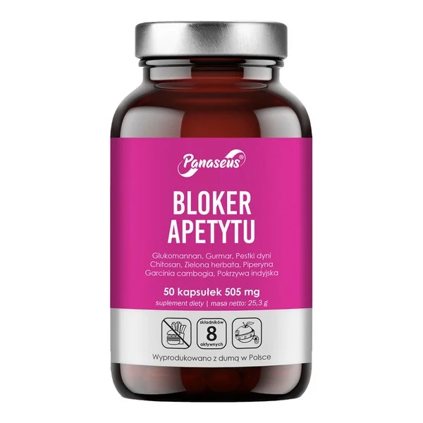 Panaseus Bloker apetytu 50 kapsułek [Panaseus] - Panaseus