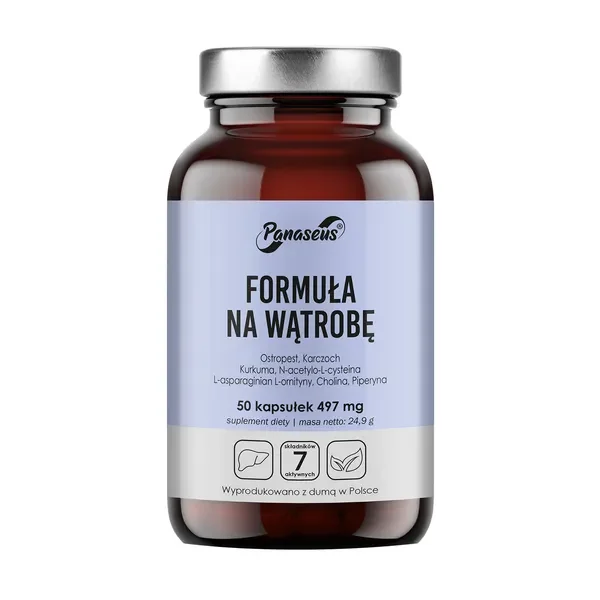 Panaseus Formuła na Wątrobę 50 kapsułek [Yango] - Yango