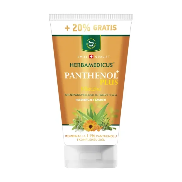 Panthenol Plus Milk mleczko regenerująco-łagodzące 125ml + 25ml [SwissMedicus] - SwissMedicus
