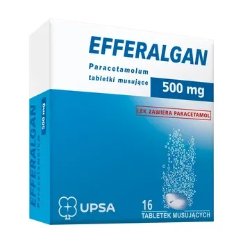 Paracetamol 500 mg 16 tabletek [Efferalgan] - Efferalgan