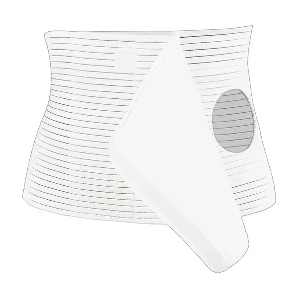 Pas brzuszny z otworem stomijnym XXXL [Qmed] - Qmed by Meyra