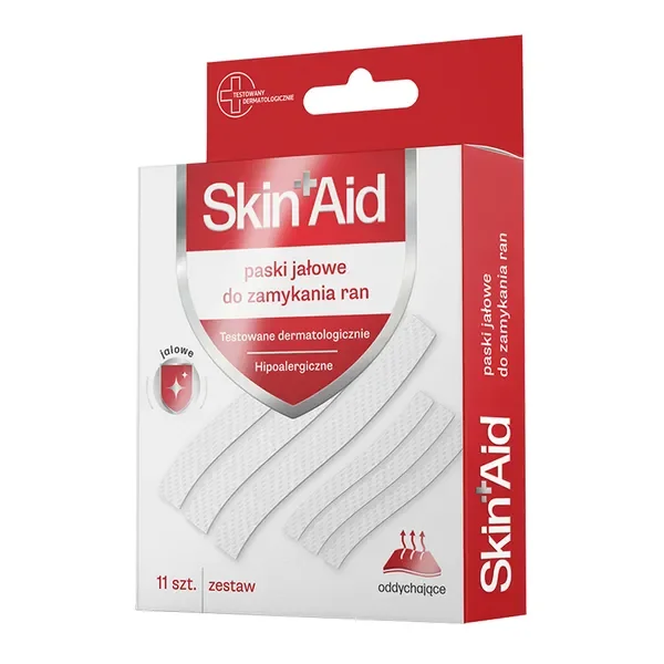 Paski jałowe do zamykania ran 11 szt. [Skin Aid] - Skin Aid