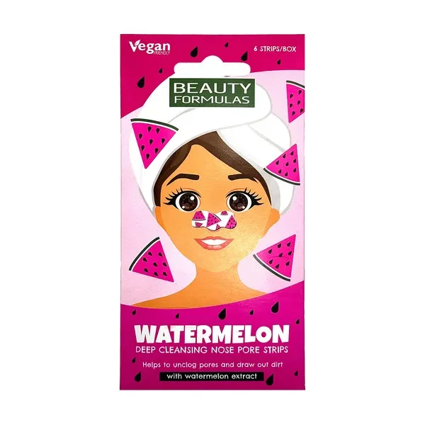 Paski na nos oczyszczające arbuz 6 szt. [Beauty Formulas] - Beauty Formulas